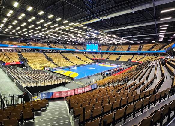 2025.01.13 Herning Pilka reczna Mezczyzn Mistrzostwa Swiata w Pilce Recznej Chorwacja Dania Norwegia 2025 N z Arena Jyske Bank Boxen Herning widok ilustracja ilustracyjne Foto Norbert Barczyk PressFocus 2025.01.13 Herning 29th IHF Mens World Championship, WM, Weltmeisterschaft Croatia Denmark and Norway 2025 Arena Jyske Bank Boxen Herning widok ilustracja ilustracyjne Credit: Norbert Barczyk PressFocus NEWSPIX.PL --- newspix.pl 