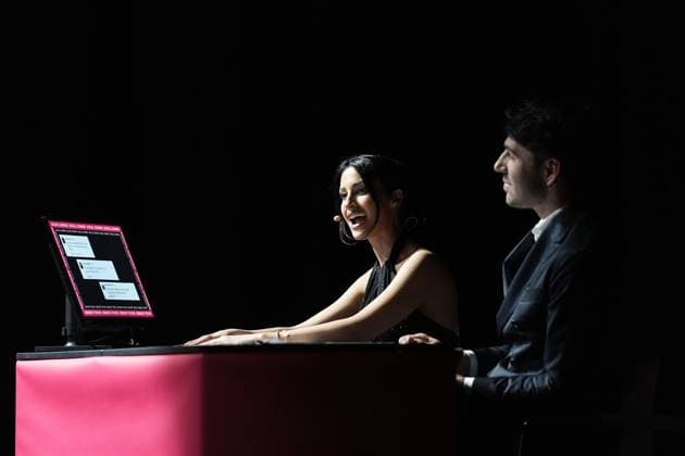 Eleonora& xa0;Incardona , Ignazio Moser during the Giro d& x2019;Italia and Giro d& x2019;Italia Women 2025 Presentation - Auditorium Parco della Musica Ennio Morricone in Rome, Italy - Monday , January 13, 2025. - Cycling  Copyright: xMassimoxPaolone LaPressex