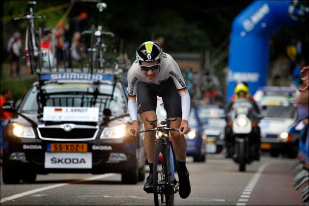 Worldchampionships TT women 2012 Valkenburg - Vilt - Netherlands - wielrennen - cycling - radsport - cyclisme - Judith Arndt pictured during the Worldchampionships time trial TT for women - Photo News Valkenburg Nederland  Copyright: xx 10384194-025