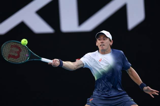 Alex de Minaur during his first round match Australian Open, Day Three, Tennis, Melbourne Park, Melbourne, Australia - 14 Jan 2025  Copyright: xEllaxLing Shutterstockx 15098469cy