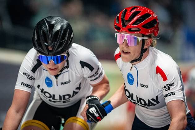 KÄMPFERT Isabell, BRAUßE Franziska Sixdays Bremen 2025 Team 1 KÄMPFERT Isabell GER Black BRAUßE Franziska GER Red Landscape horizontal Landscape Event Event Sixdays Bremen 2025 Category Category Cycling Track Cycling Sixdays Elite Women Location Location Europe Germany Bremen ÖVB Arena Discipline Madison Distance m Date Date 13 01 2025 Monday Day 4