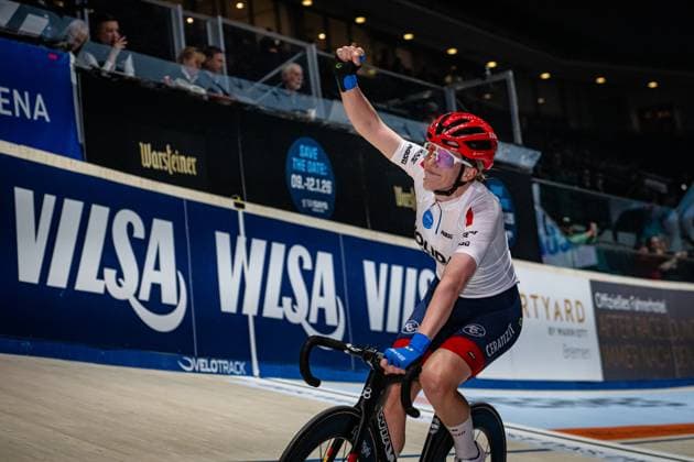 BRAUßE Franziska Sixdays Bremen 2025 Team 1 BRAUßE Franziska GER Red Landscape horizontal Landscape Event Event Sixdays Bremen 2025 Category Category Cycling Track Cycling Sixdays Elite Women Location Location Europe Germany Bremen ÖVB Arena Discipline Points Race Distance m Date Date 13 01 2025 Monday Day 4