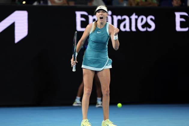 Katie Boulter of Great Britain Australian Open, Day Three, Tennis, Melbourne Park, Melbourne, Australia - 14 Jan 2025  Copyright: xRachelxBach Shutterstockx 15098467bx