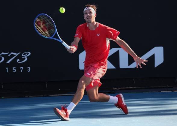 Daniel Altmaier (GER), Australian Open 2024, Melbourne Park, Melbourne, Victoria, Australia. Copyright: xJuergenxHasenkopfx