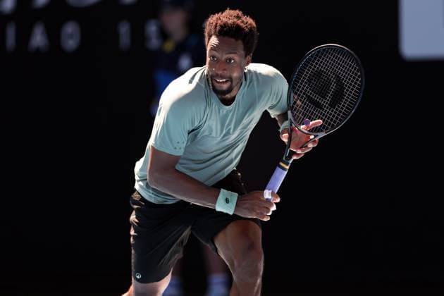 Gael Monfils during his first round match Australian Open, Day Three, Tennis, Melbourne Park, Melbourne, Australia - 14 Jan 2025  Copyright: xEllaxLing Shutterstockx 15098469ea