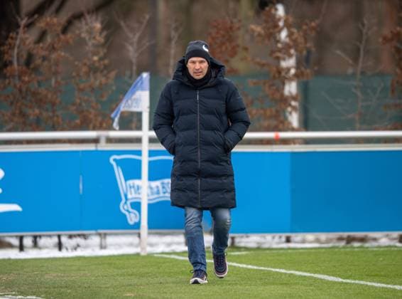 Football, Men, Season 2024 25, 2 Bundesliga, Hertha BSC, Training, Sports Director Benjamin Weber Hertha BSC , 14 01 2025, Copyright: xSebastianxRäppold MatthiasxKochx