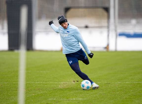Football, Men, Season 2024 25, 2 Bundesliga, Hertha BSC, Training, Marton Dardai Hertha BSC , 14 01 2025, Copyright: xSebastianxRäppold MatthiasxKochx