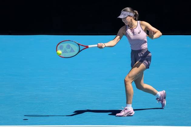 Eva Lys, Australian Open 2024, Melbourne Park, Melbourne, Victoria, Australia Copyright: xJuergenxHasenkopfx