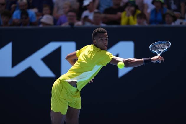 TENNIS : Australie Open - Melbourne - 14 01 2024 Tennis : Australian Open 2025 - Melbourne - Mpetshi Perricard Melbourne  Copyright: xaox xpsnewzx