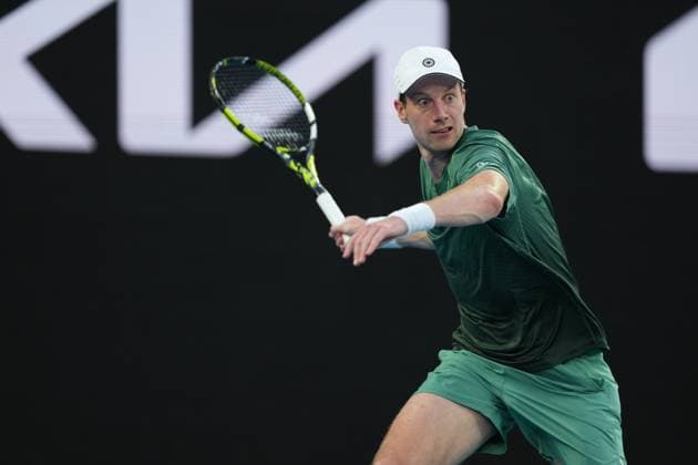 TENNIS : Australie Open - Melbourne - 14 01 2024 Tennis : Australian Open 2025 - Melbourne - Botic van de Zandschulp Melbourne  Copyright: xaox xpsnewzx