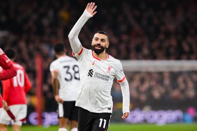 The City Ground NOTTINGHAM, ENGLAND - JANUARY 14: Mohamed Salah of Liverpool during the Premier League 2024 25 Matchweek 21 match between Nottingham Forest FC v Liverpool FC at The City Ground Stadium, on January 14, 2025 in Nottingham, England. (Paul Bonser SPP) Copyright: xPaulxBonserx xSPPx spp-en-PaBo-RC4_PAL_Nottingham_Liverpool_14Jan2025_EN064