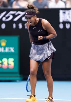 (250115) -- MELBOURNE, Jan. 15, 2025 -- Osaka Naomi reacts during the women s singles 2nd round match between Osaka Naomi of Japan and Karolina Muchova of the Czech Republic at Australian Open tennis tournament in Melbourne, Australia, Jan. 15, 2025. ) (SP)AUSTRALIA-MELBOURNE-TENNIS-AUSTRALIAN OPEN-DAY 4 MaxPing 
