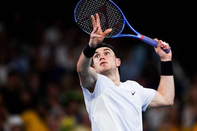 Jack Draper of Great Britain Australian Open, Day Four, Tennis, Melbourne Park, Melbourne, Australia - 15 Jan 2025  Copyright: xEllaxLing Shutterstockx 15101600bj