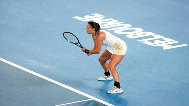 Jodie Burrage of Great Britain Australian Open, Day Four, Tennis, Melbourne Park, Melbourne, Australia - 15 Jan 2025  Copyright: xRachelxBach Shutterstockx 15101599gg