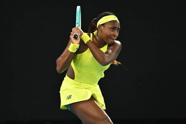 Australian Open - Womens Singles - Round 2 Coco Gauff (USA) during his second match match at the 2025 Australian Open at Melbourne Park in Melbourne, Australia, on January 15, 2025. Photo by Corinne Dubreuil ABACAPRESS.COM Melbourne Australia  Copyright: xDubreuilxCorinne ABACAx