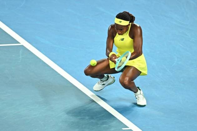 Australian Open - Womens Singles - Round 2 Coco Gauff (USA) during his second match match at the 2025 Australian Open at Melbourne Park in Melbourne, Australia, on January 15, 2025. Photo by Corinne Dubreuil ABACAPRESS.COM Melbourne Australia  Copyright: xDubreuilxCorinne ABACAx