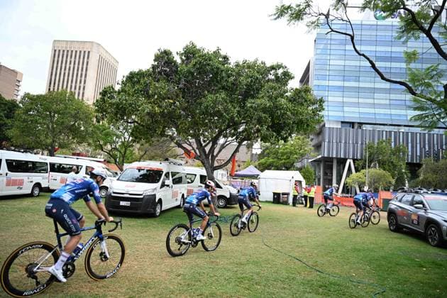 16-01-2025 Allenamento 4 Tour Down Under 2025; 2025, Soudal - Quick Step; Adelaide; 