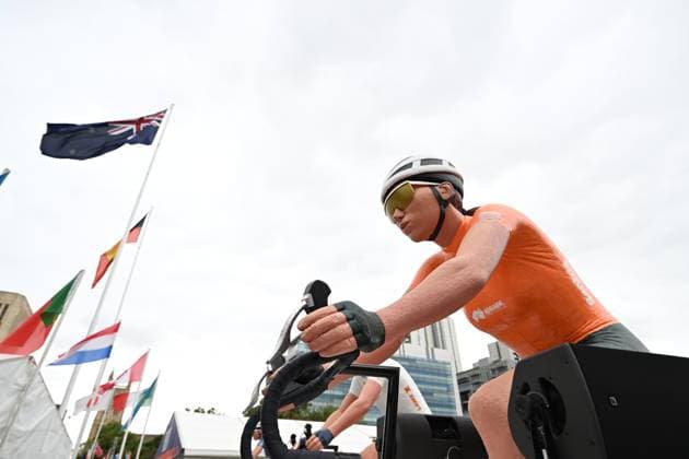 16-01-2025 Allenamento 4 Tour Down Under 2025; Adelaide; 