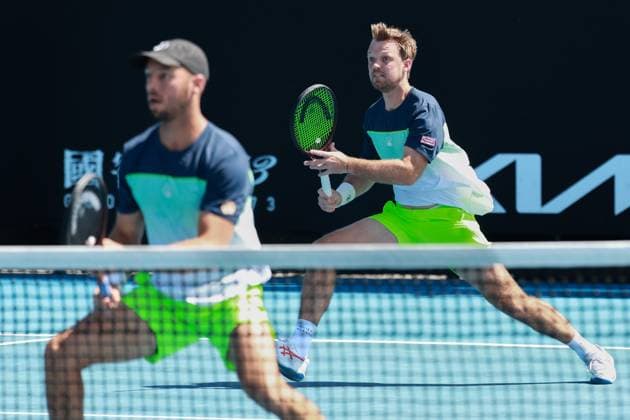 Kevin Krawietz, Tim Puetz, Mens Doubles, Men s Doubles, Australian Open 2024, Melbourne Park, Melbourne, Victoria, Australia Copyright: xJuergenxHasenkopfx