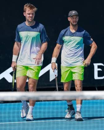 Kevin Krawietz, Tim Puetz, Mens Doubles, Men s Doubles, Australian Open 2024, Melbourne Park, Melbourne, Victoria, Australia Copyright: xJuergenxHasenkopfx
