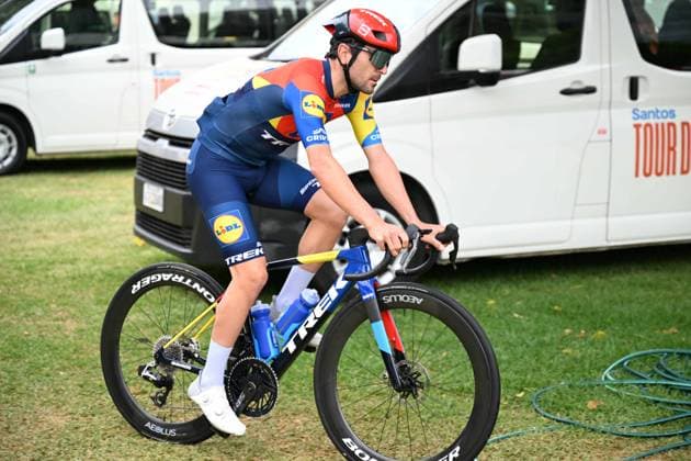 16-01-2025 Allenamento 4 Tour Down Under 2025; 2025, Lidl - Trek; Mosca, Jacopo; Adelaide; 