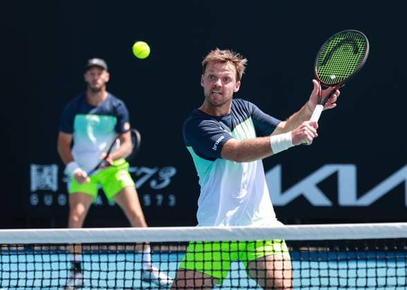 Kevin Krawietz, Tim Puetz, Mens Doubles, Men s Doubles, Australian Open 2024, Melbourne Park, Melbourne, Victoria, Australia Copyright: xJuergenxHasenkopfx