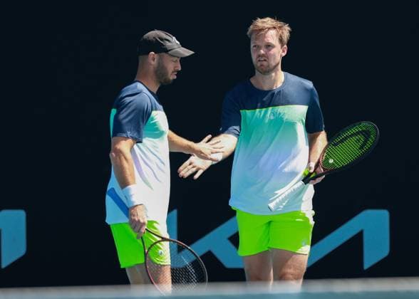 Kevin Krawietz, Tim Puetz, Mens Doubles, Men s Doubles, Australian Open 2024, Melbourne Park, Melbourne, Victoria, Australia Copyright: xJuergenxHasenkopfx