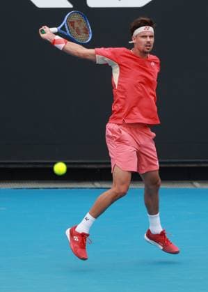Daniel Altmaier GER , Australian Open 2024, Melbourne Park, Melbourne, Victoria, Australia Copyright: xJuergenxHasenkopfx