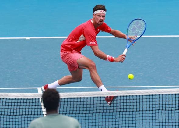 Daniel Altmaier GER , Australian Open 2024, Melbourne Park, Melbourne, Victoria, Australia Copyright: xJuergenxHasenkopfx