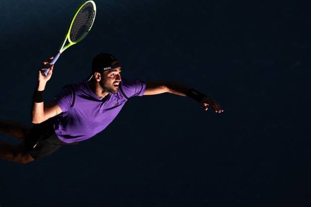Matteo Berrettini during his second round match Australian Open, Day Five, Tennis, Melbourne Park, Melbourne, Australia - 16 Jan 2025  Copyright: xEllaxLing Shutterstockx 15102040bi