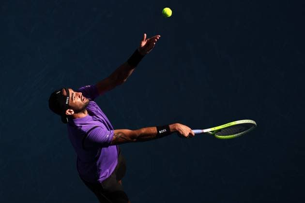Matteo Berrettini during his second round match Australian Open, Day Five, Tennis, Melbourne Park, Melbourne, Australia - 16 Jan 2025  Copyright: xEllaxLing Shutterstockx 15102040bl