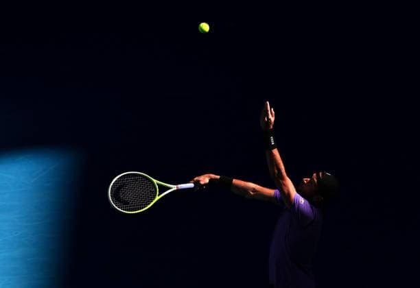 Matteo Berrettini during his second round match Australian Open, Day Five, Tennis, Melbourne Park, Melbourne, Australia - 16 Jan 2025  Copyright: xEllaxLing Shutterstockx 15102040bf