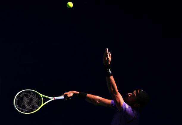 Matteo Berrettini during his second round match Australian Open, Day Five, Tennis, Melbourne Park, Melbourne, Australia - 16 Jan 2025  Copyright: xEllaxLing Shutterstockx 15102040bd