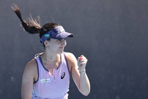 Eva Lys, GER, during second round of 2025 Australian Open in Melbourne, 16 01 2025