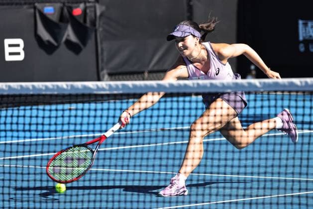 Eva Lys, GER, during second round of 2025 Australian Open in Melbourne, 16 01 2025