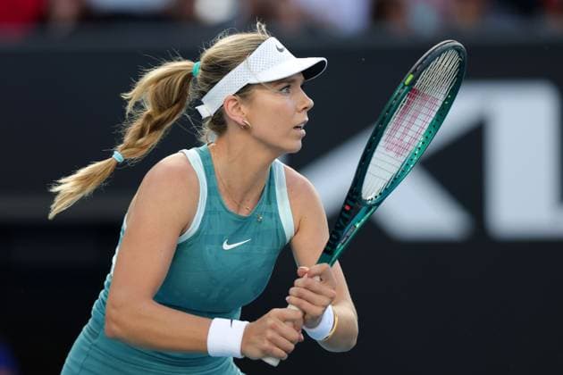 Katie Boulter of Great Britain Australian Open, Day Five, Tennis, Melbourne Park, Melbourne, Australia - 16 Jan 2025  Copyright: xRachelxBach Shutterstockx 15102640dh
