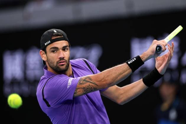 Matteo Berrettini during his second round match Australian Open, Day Five, Tennis, Melbourne Park, Melbourne, Australia - 16 Jan 2025  Copyright: xEllaxLing Shutterstockx 15102040ei