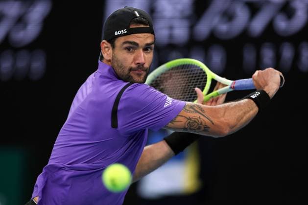 Matteo Berrettini during his second round match Australian Open, Day Five, Tennis, Melbourne Park, Melbourne, Australia - 16 Jan 2025  Copyright: xEllaxLing Shutterstockx 15102040eg