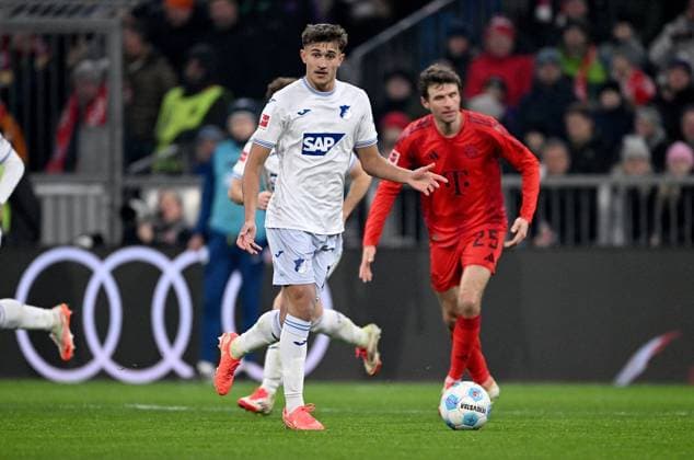 Soccer 1 Bundesliga Season 2024 2025 17 Matchday FC Bayern Muenchen TSG 1899 Hoffenheim 15 01 2025 Tom Bischof TSG 1899 Hoffenheim