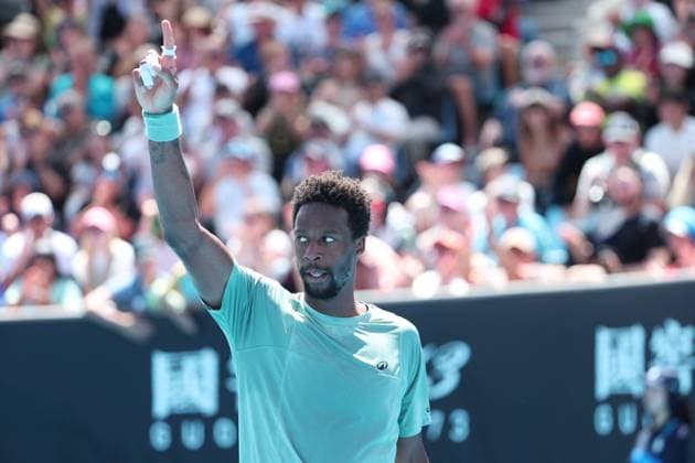 Open d Australie 2025 à Melbourne Gaël Monfils lors de l Open d Australie 2025 à Melbourne le 16 janvier 2025. Nicolas Luttiau Bestimage Australian Open 2025 in Melbourne on 16 January 2025. Melbourne Australie  Copyright: x xNicolasxLuttiau Bestimagex xNicolasxLuttiau Bestimagex