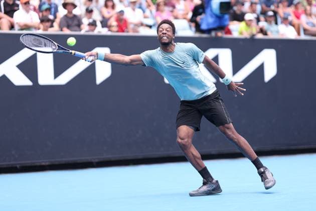 Open d Australie 2025 à Melbourne Gaël Monfils lors de l Open d Australie 2025 à Melbourne le 16 janvier 2025. Nicolas Luttiau Bestimage Australian Open 2025 in Melbourne on 16 January 2025. Melbourne Australie  Copyright: x xNicolasxLuttiau Bestimagex xNicolasxLuttiau Bestimagex