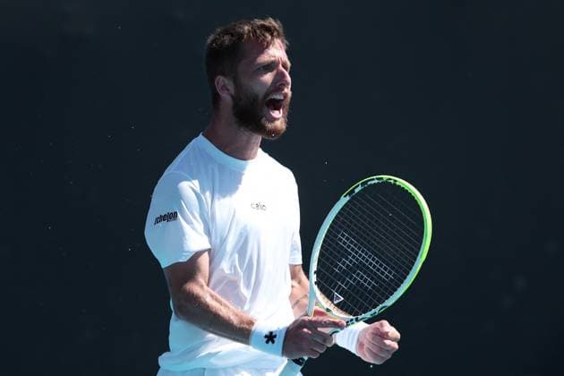 Open d Australie 2025 à Melbourne Corentin Moutet lors de l Open d Australie 2025 à Melbourne le 16 janvier 2025. Nicolas Luttiau Bestimage Australian Open 2025 in Melbourne on 16 January 2025. Melbourne Australie  Copyright: x xNicolasxLuttiau Bestimagex xNicolasxLuttiau Bestimagex