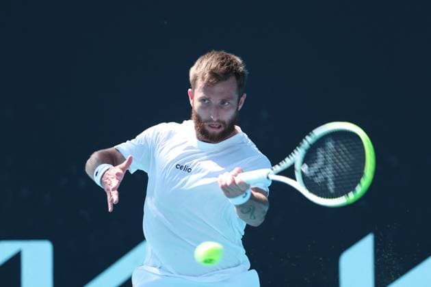 Open d Australie 2025 à Melbourne Corentin Moutet lors de l Open d Australie 2025 à Melbourne le 16 janvier 2025. Nicolas Luttiau Bestimage Australian Open 2025 in Melbourne on 16 January 2025. Melbourne Australie  Copyright: x xNicolasxLuttiau Bestimagex xNicolasxLuttiau Bestimagex
