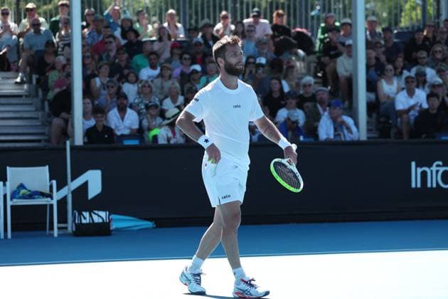 Open d Australie 2025 à Melbourne Corentin Moutet lors de l Open d Australie 2025 à Melbourne le 16 janvier 2025. Nicolas Luttiau Bestimage Australian Open 2025 in Melbourne on 16 January 2025. Melbourne Australie  Copyright: x xNicolasxLuttiau Bestimagex xNicolasxLuttiau Bestimagex