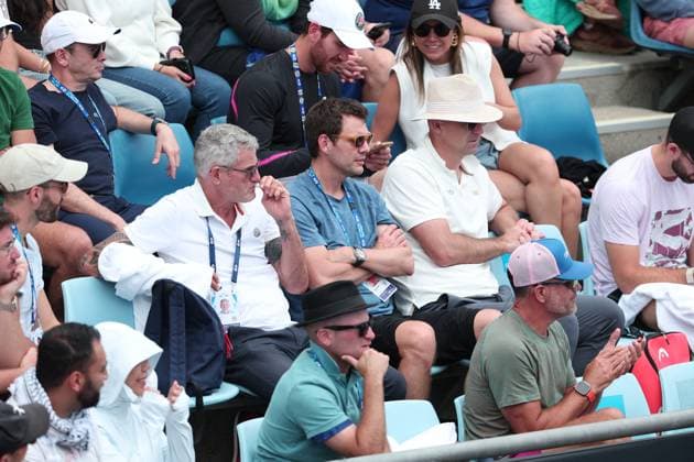 Open d Australie 2025 à Melbourne Gilles Moretton, président FFT lors de l Open d Australie 2025 à Melbourne le 16 janvier 2025. Nicolas Luttiau Bestimage Australian Open 2025 in Melbourne on 16 January 2025. Melbourne Australie  Copyright: x xNicolasxLuttiau Bestimagex xNicolasxLuttiau Bestimagex