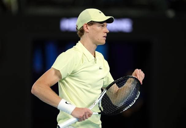 Jannik Sinner of Italy Australian Open, Day Five, Tennis, Melbourne Park, Melbourne, Australia - 16 Jan 2025  Copyright: xRachelxBach Shutterstockx 15102640hm