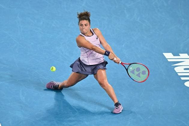 Australian Open - Womens Singles - Round 2 Jasmine Paolini (ITA) during her second matchat the 2025 Australian Open at Melbourne Park in Melbourne, AUSTRALIA, on January 16, 2025. Photo by Corinne Dubreuil ABACAPRESS.COM Melbourne Australia  Copyright: xDubreuilxCorinne ABACAx