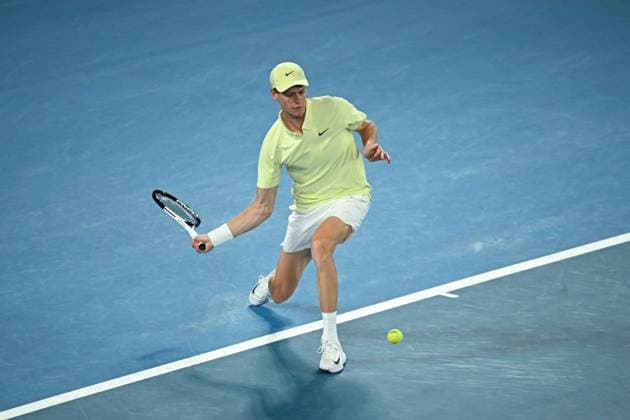 Australian Open - Mens Singles - Round 2 Jannik Sinner (ITA) during his second match at the 2025 Australian Open at Melbourne Park in Melbourne, AUSTRALIA, on January 16, 2025. Photo by Corinne Dubreuil ABACAPRESS.COM Melbourne Australia  Copyright: xDubreuilxCorinne ABACAx