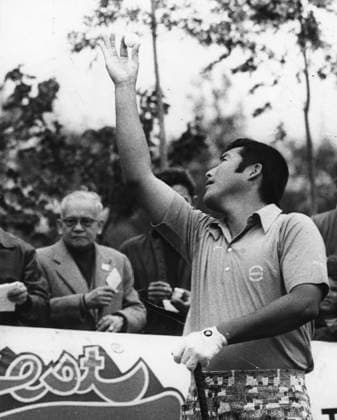 Japanese golfer Masashi Jumbo Ozaki in action during Hongkong Open Golf Championship at Fanling. 03MAR73 HONG KONG HONG KONG EDITORIAL USE ONLY  Copyright: xx MER1511131949387600 ChanxKiux scmpphotos807142