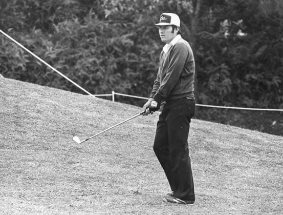 Japanese golfer Masashi Jumbo Ozaki in action during Hongkong Open Golf Championship at Fanling. 25FEB82 HONG KONG HONG KONG EDITORIAL USE ONLY  Copyright: xx MER1511131940477509 M.xChanx scmpphotos807146